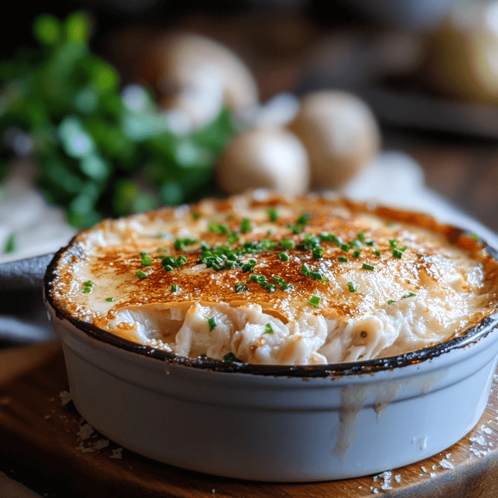 Delicious Crab Brulee with Golden Caramelized Crust