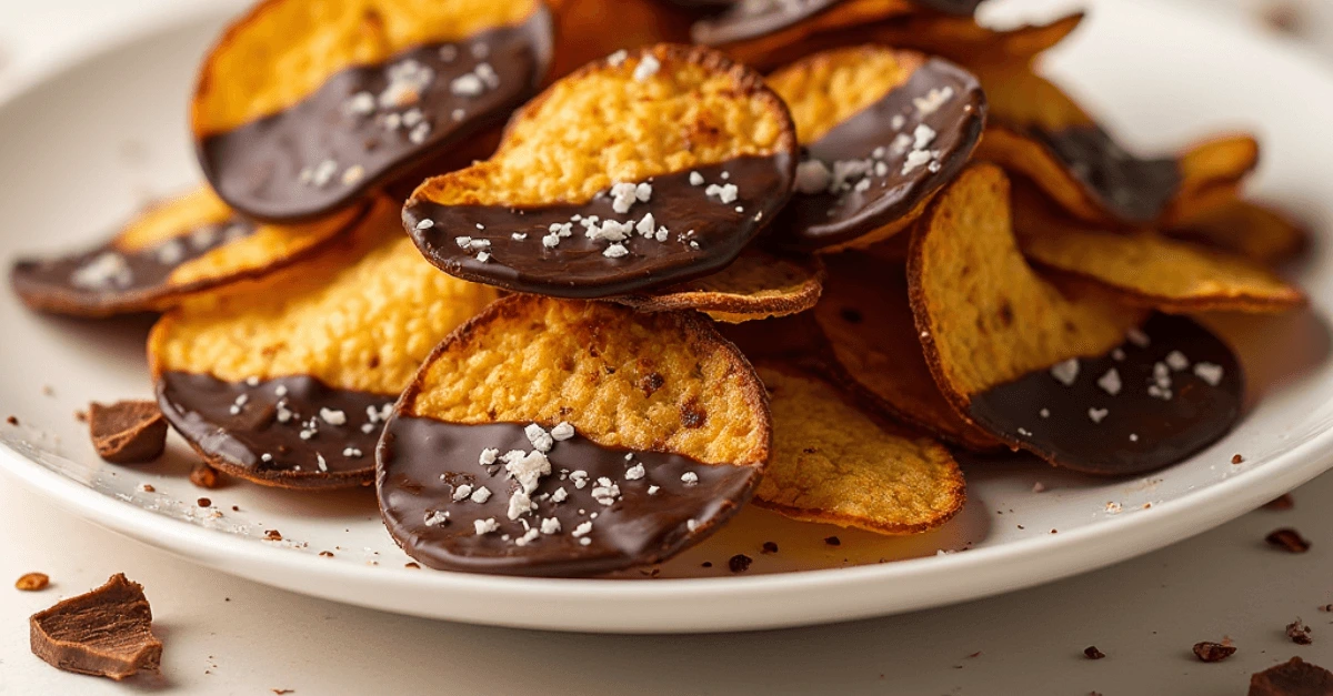 chocolate covered potato chips recipe