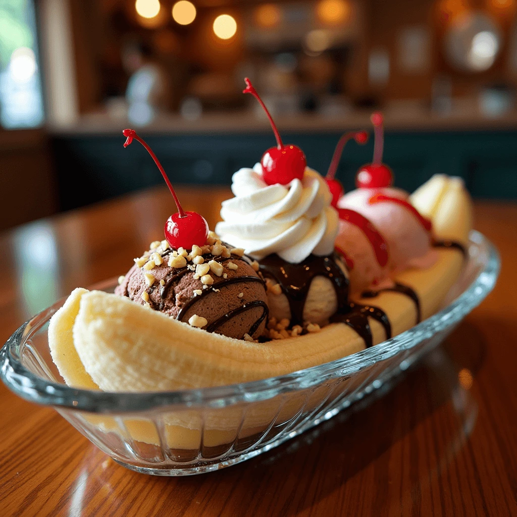banana split dessert